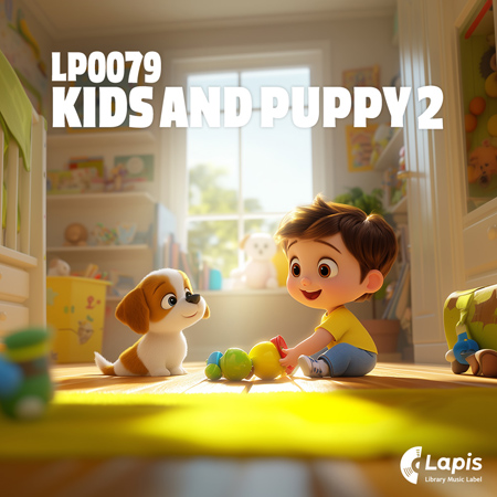 LP0079_Cute - Kids And Puppy 2
